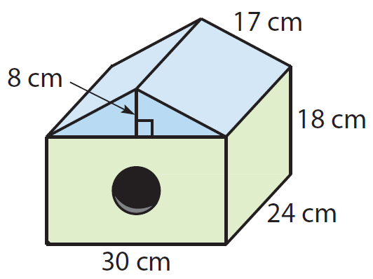 what is the total surface area of the composite solid