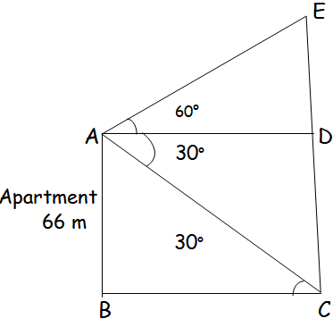 geometry homework worksheet angles of elevation and depression