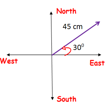 How to Represent Displacement Graphically in Vector