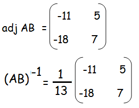 properties of inverse matrices