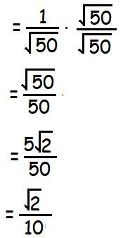 Practice Problems On Rationalizing Denominator