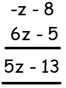 Adding linear expressions worksheet