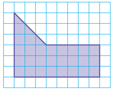 Shading Grid In Math Area of Shaded Shape in Grid