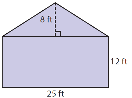 example problem area of a triangle