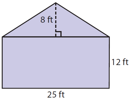 problem solving with triangles and area