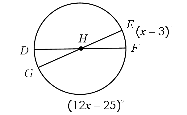 Central Angles and Arc Measures Worksheet