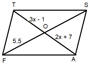 diagonalofparallelogramq5