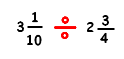 dividing mixed numbers