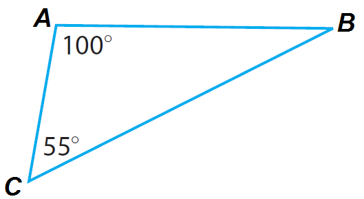 Finding missing angle measures in triangles worksheet