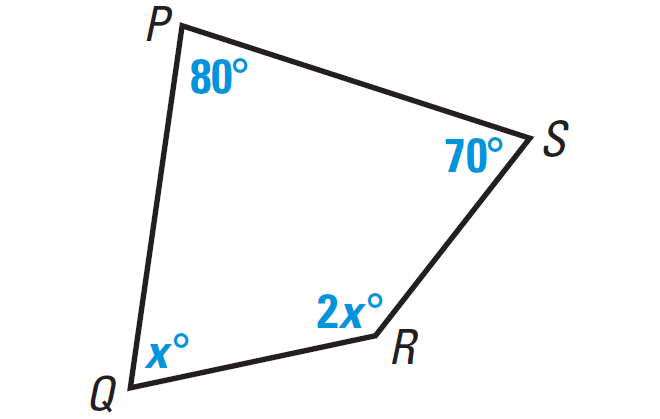 Interior Angles Of A Quadrilateral