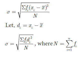 Standard Deviation For Grouped Data