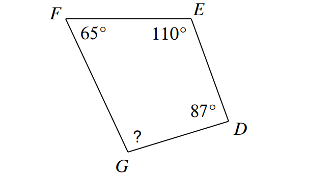 Find Missing Angles in Triangles and Quadrilaterals