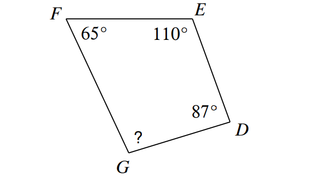 Find Missing Angles In Triangles And Quadrilaterals Worksheet