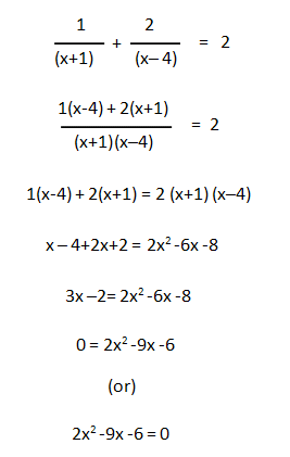Sum And Product Of The Roots Of A Quadratic Equation Examples