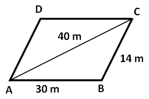 Parallelogram area triangle abc area of parallelogram