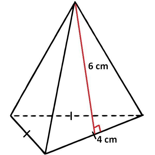 how do you find base area of a triangular pyramid