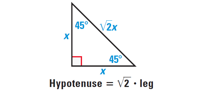 Theorems About Special Right Triangles