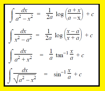 Problems On Standard Integrals
