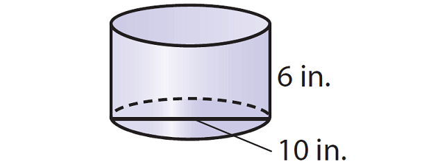 Finding the Volume of a Cylinder