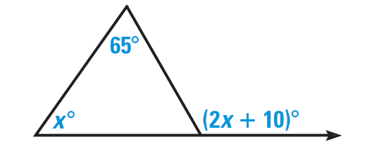 Angle Measures in Triangles Worksheet