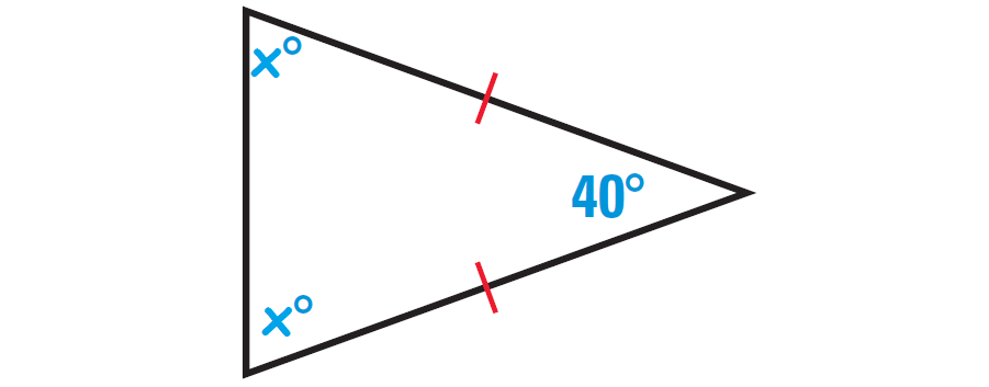 Using angle measures in triangles Using angle measures in triangles