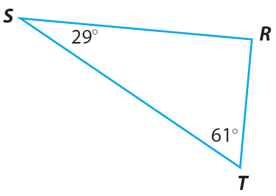 Finding Missing Angle Measures in Triangles Worksheet