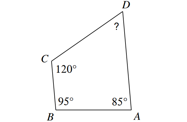 Find Missing Angles in Triangles and Quadrilaterals Worksheet