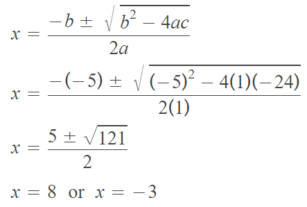 Solving Quadratic Equations By Quadratic Formula Solving Quadratic Equations By Quadratic Formula